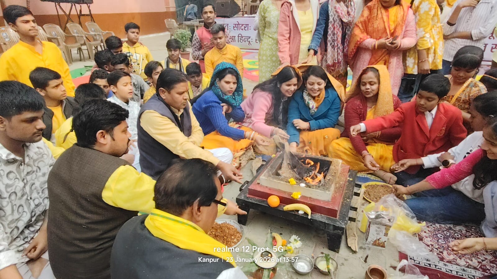 Traditional Basant celebration